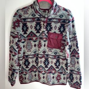 Weatherproof, vintage jacket, size medium, red and gray